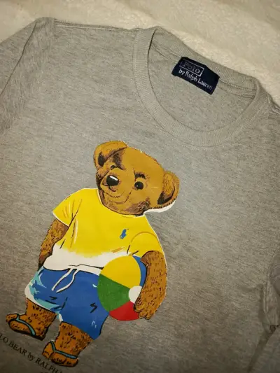 Polera gris Polo Bear - miniatura 1
