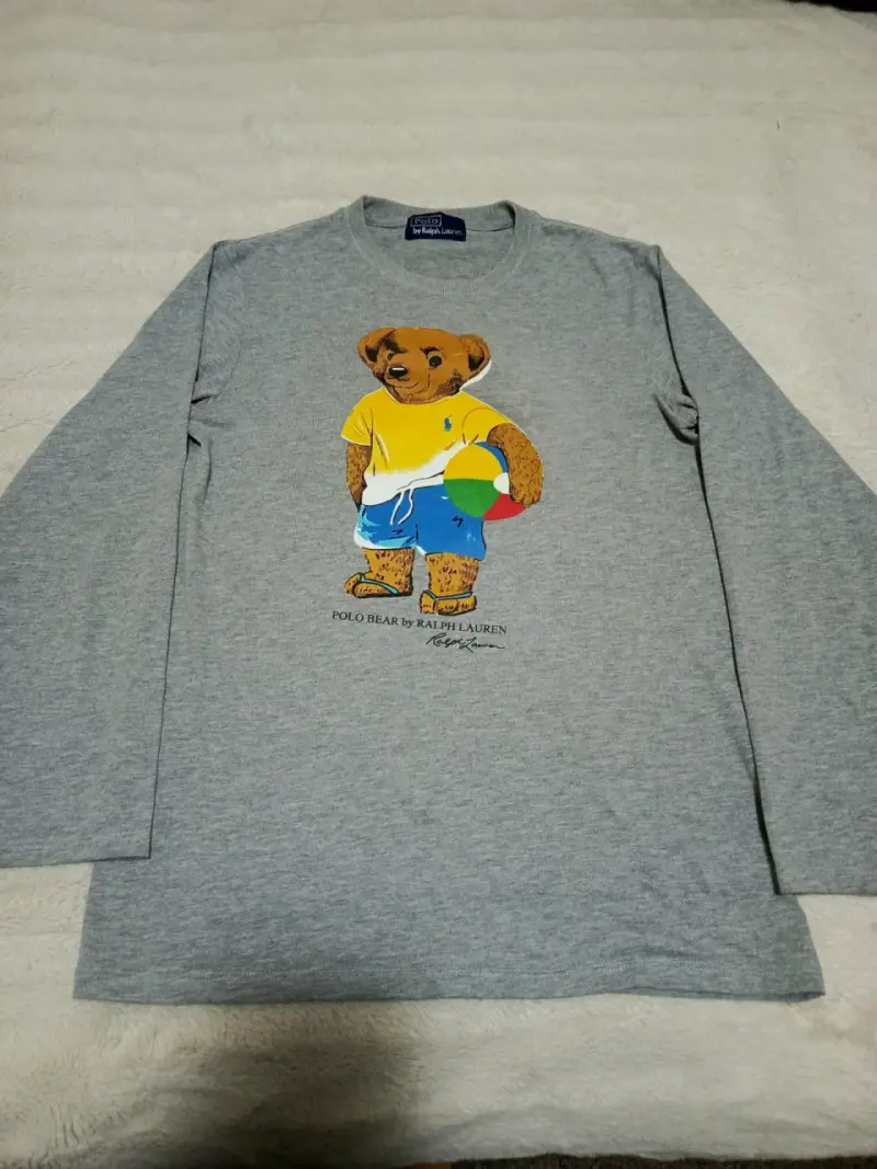 Polera gris Polo Bear - 4