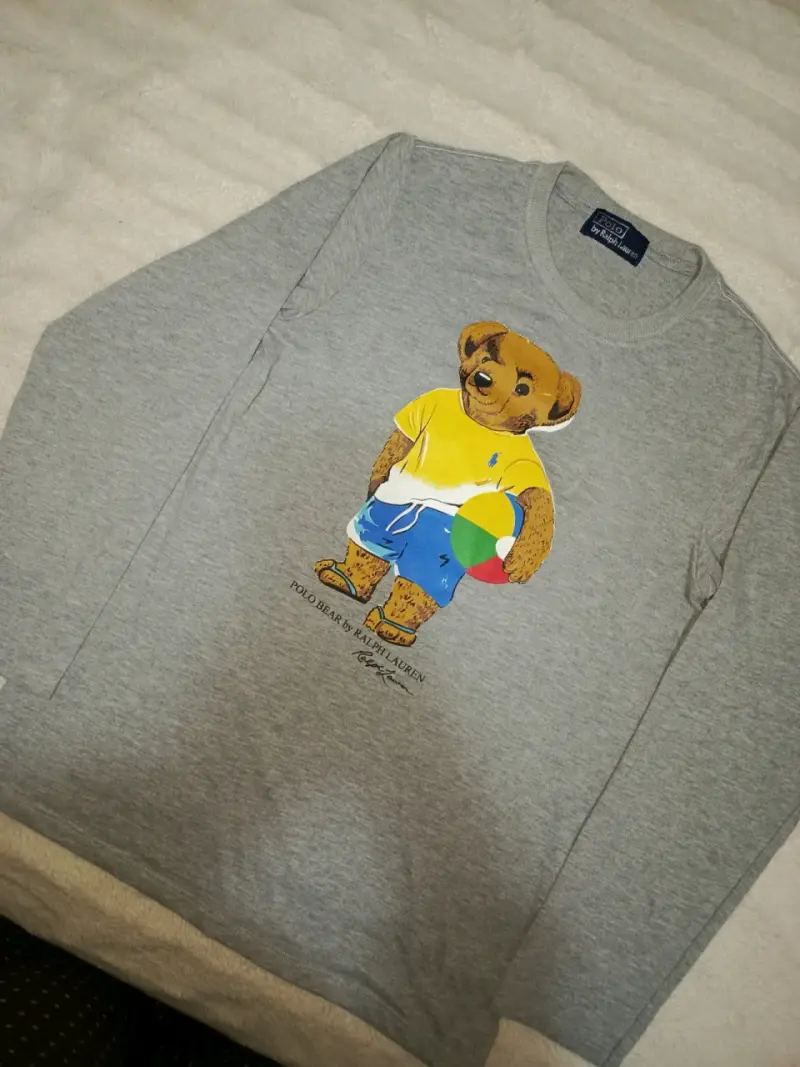 Polera gris Polo Bear - 5