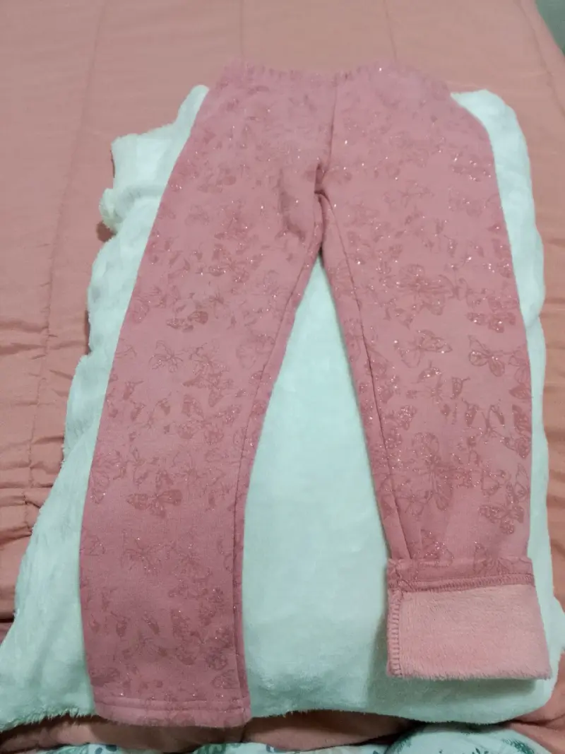 Pantalon rosado con brillo