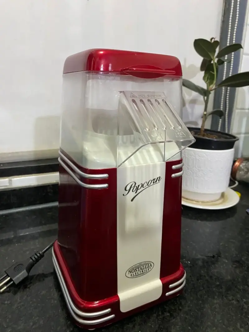 Máquina de palomitas Nostalgia roja