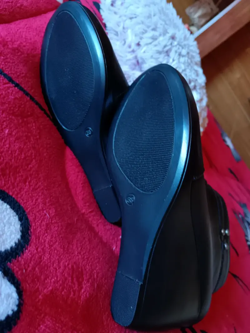 Botines negros con plataforma - 3