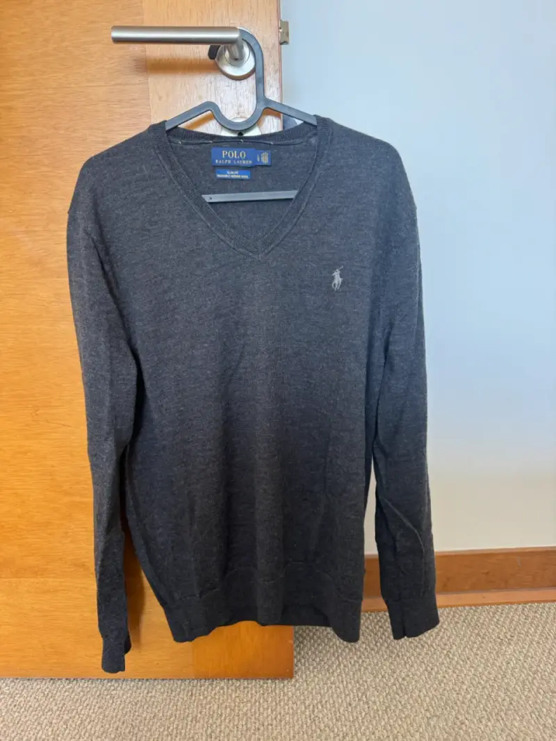 Suéter gris Polo Ralph Lauren talla L