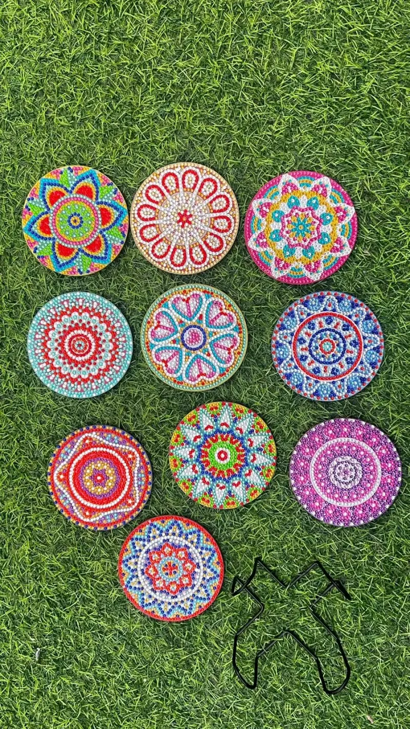 Set de posavasos mandala decorativos - 1