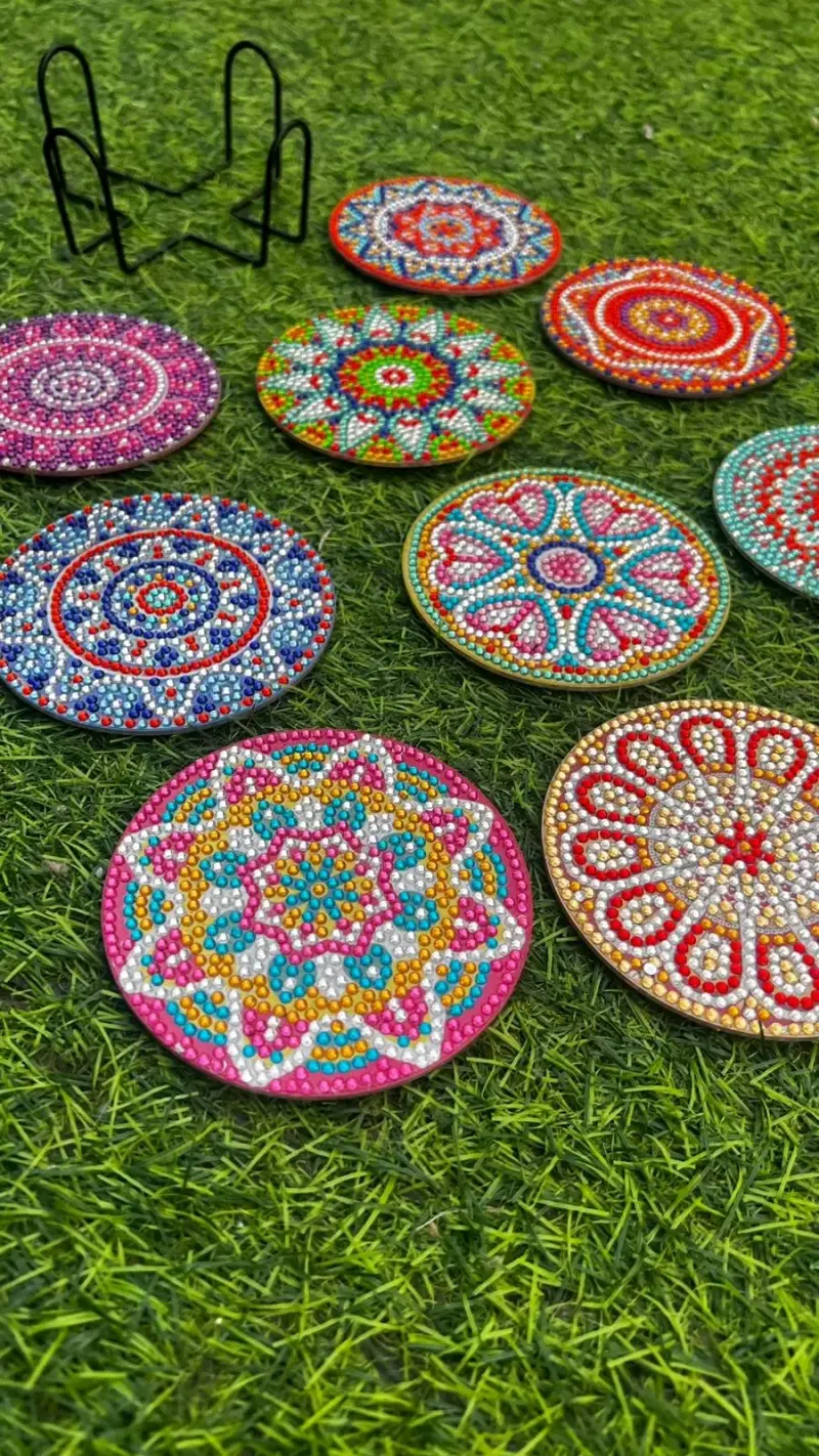Set de posavasos mandala decorativos - 3