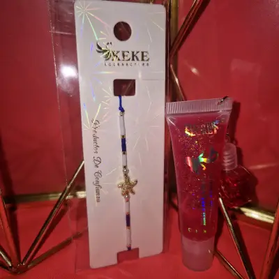 Set accesorio pulsera y brillo labial - miniatura 1