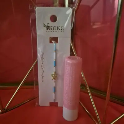 Set accesorio pulsera y brillo labial - miniatura 5