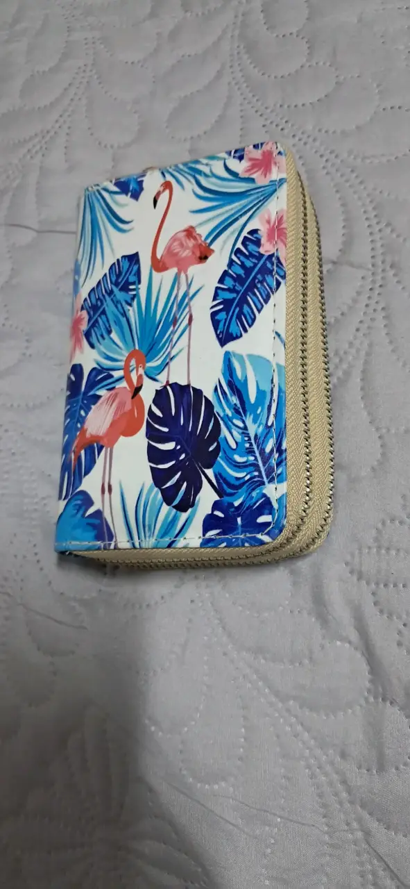 Billetera estampado de flamencos - 1
