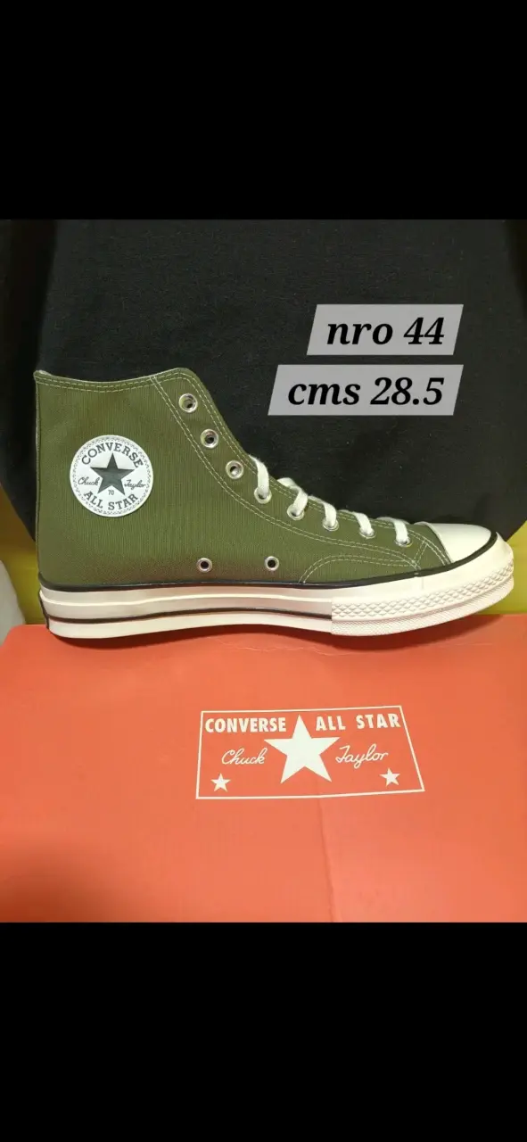 Zapatillas Converse verde talla 44