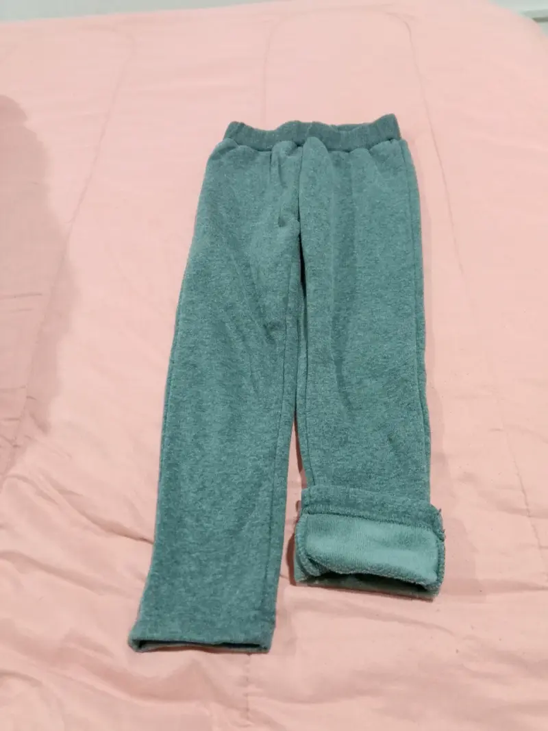 Pantalón calentito gris para niñas