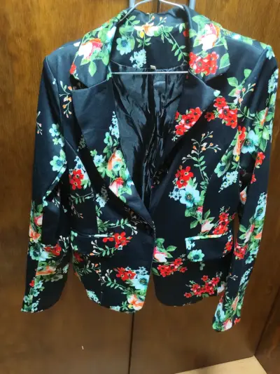 Blazer floreado elegante - miniatura 1