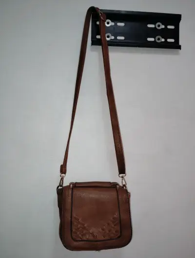 Mochila pequeña beige Secret - miniatura 3