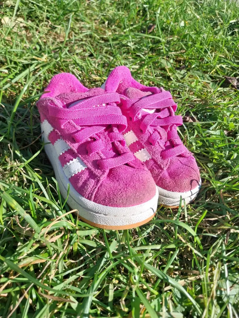 Zapatillas adidas campus rosas para niña - 1