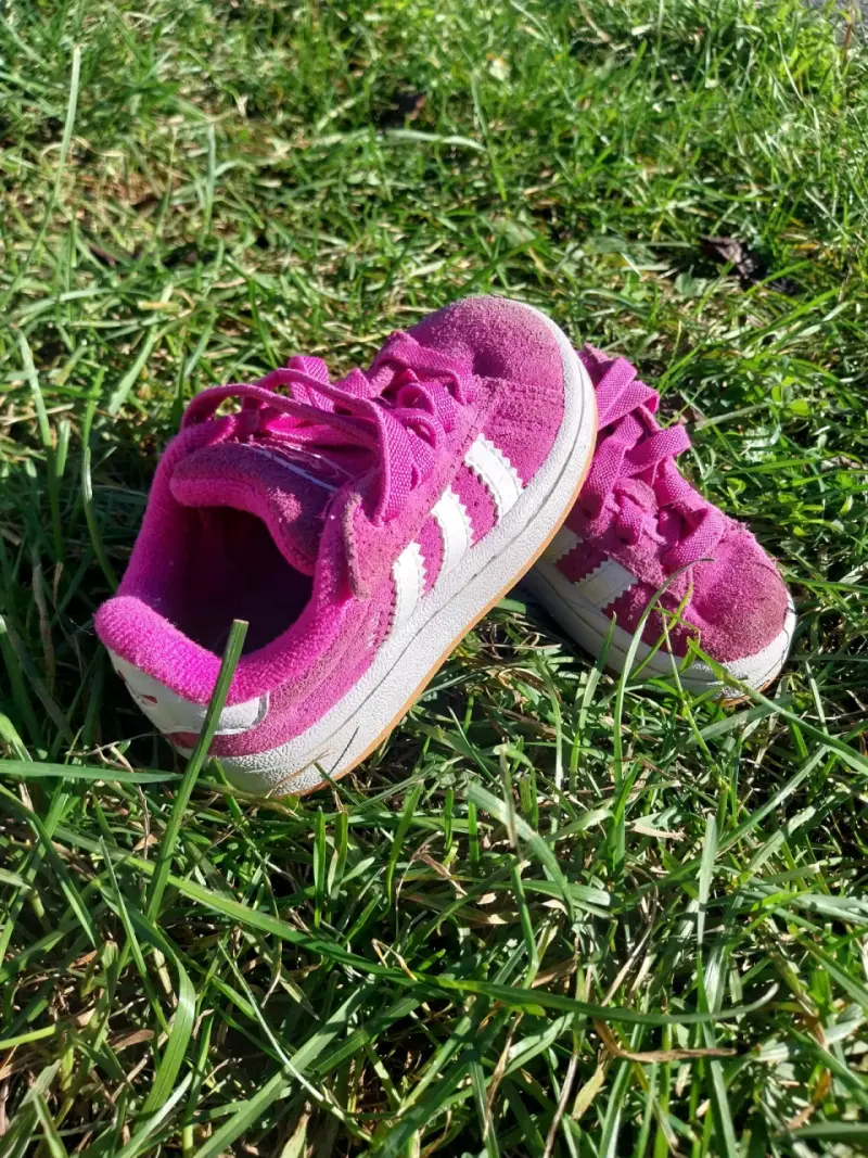 Zapatillas adidas campus rosas para niña - 2