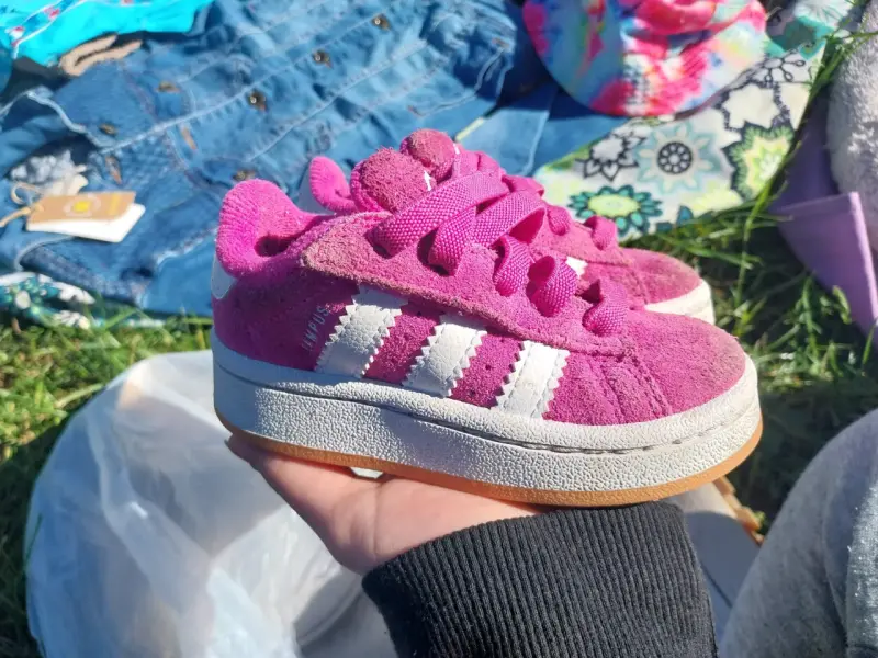 Zapatillas adidas campus rosas para niña - 4
