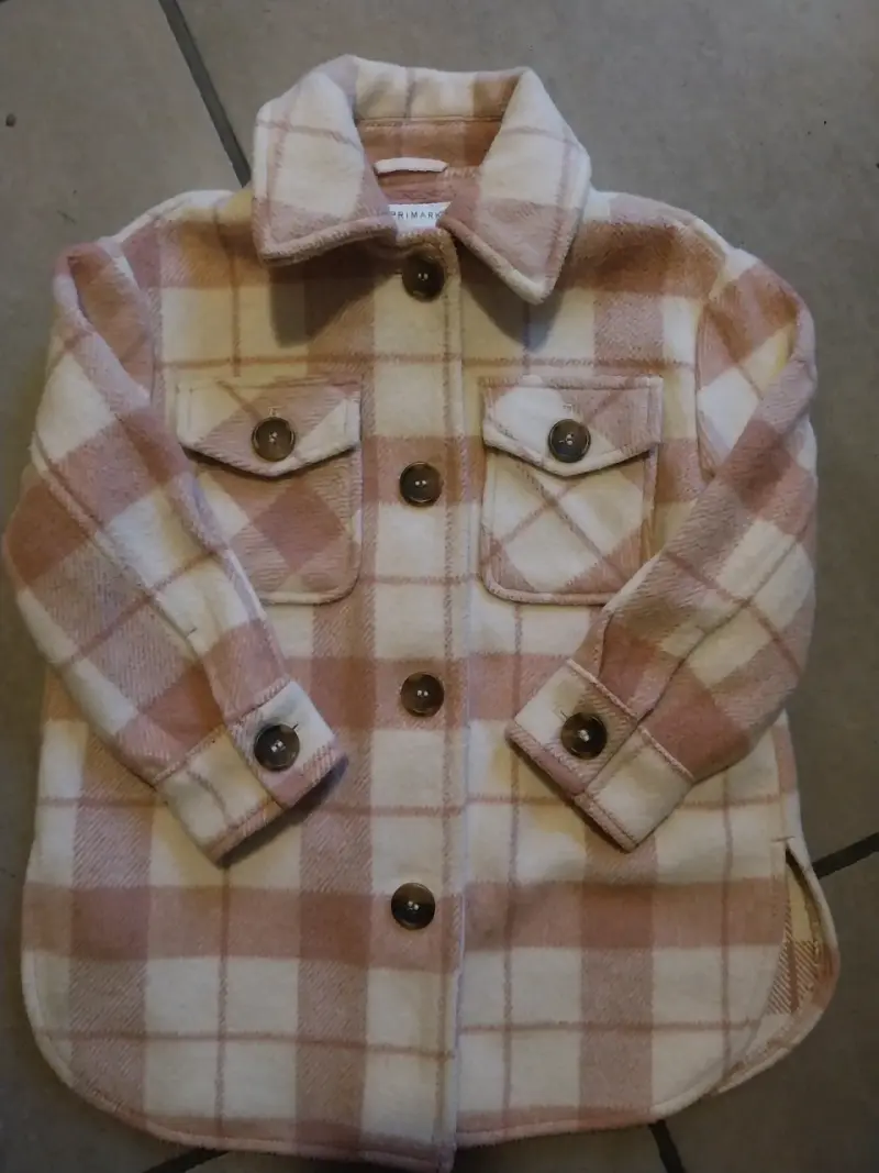 Chaqueta infantil a cuadros - 1