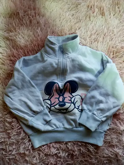 Polerón infantil Minnie celeste - miniatura 1