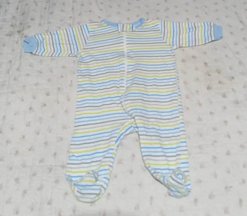 Pijama bebé rayas coloridas - 1
