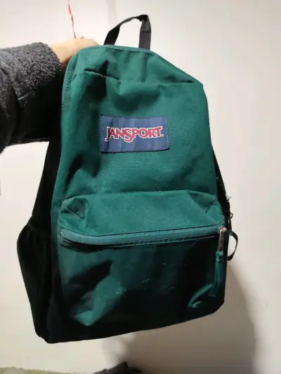 Mochila Jansport verde - miniatura 1
