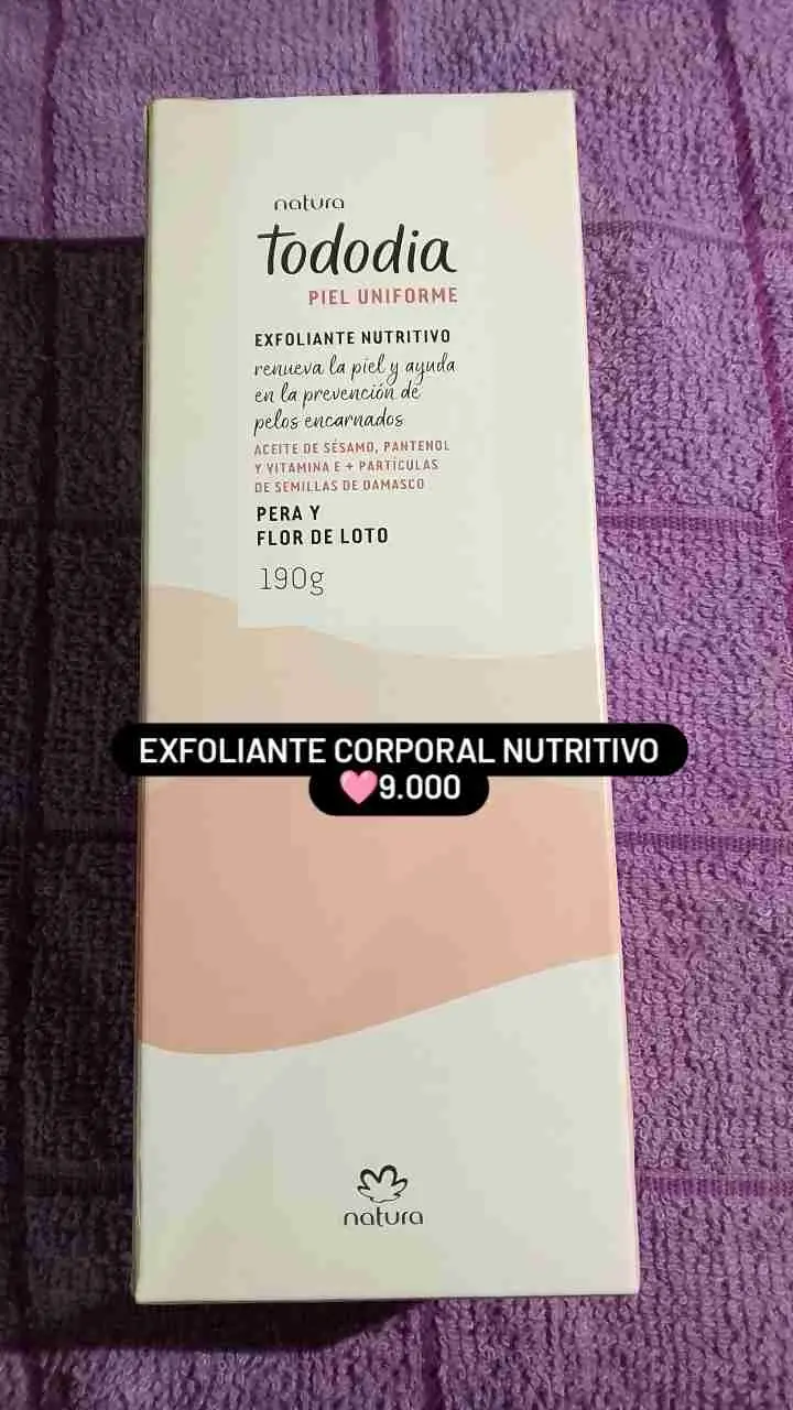 Exfoliante nutritivo Natura 190g