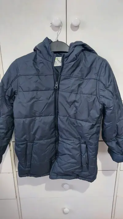 Parka acolchada escolar con capucha - miniatura 1