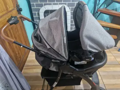 Coche de bebé gris Infanti - miniatura 2