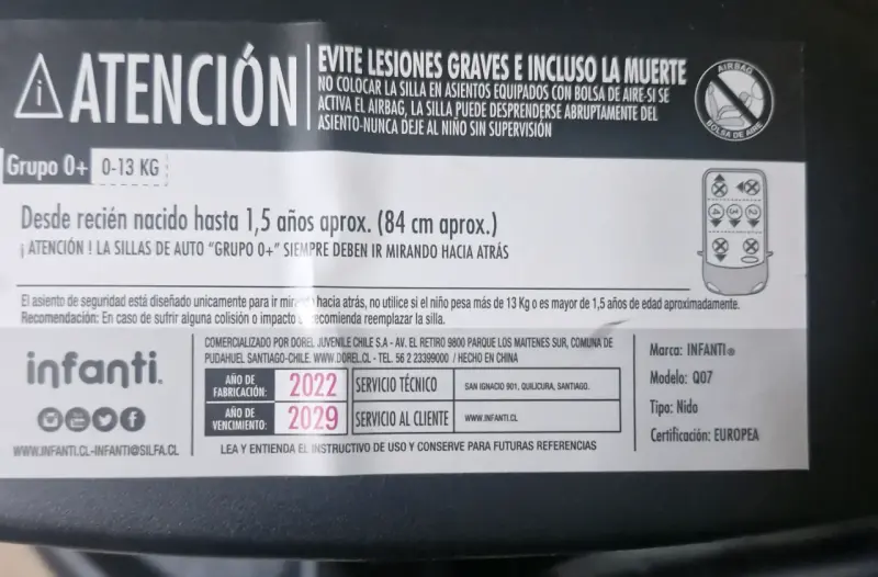 Coche de bebé gris Infanti - 5