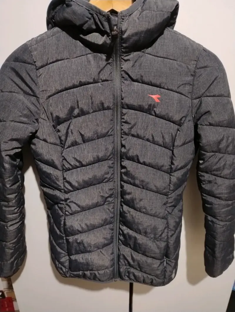 Chaqueta acolchada gris oscuro Diadora - 1