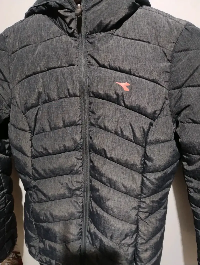 Chaqueta acolchada gris oscuro Diadora - 3