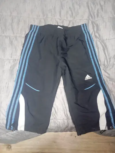 Pantalones Vintage/ deportivos Adidas negros - miniatura 1