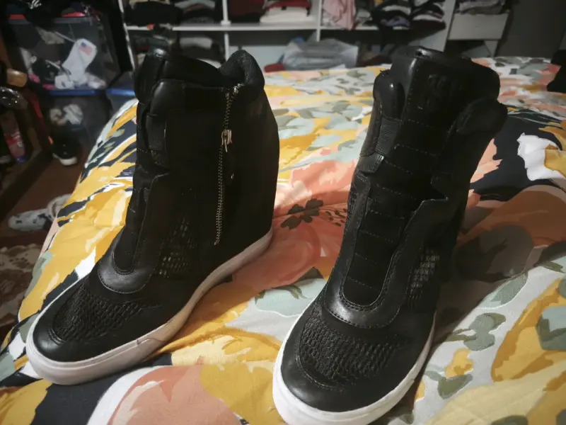 Zapatillas negras con plataforma - 3