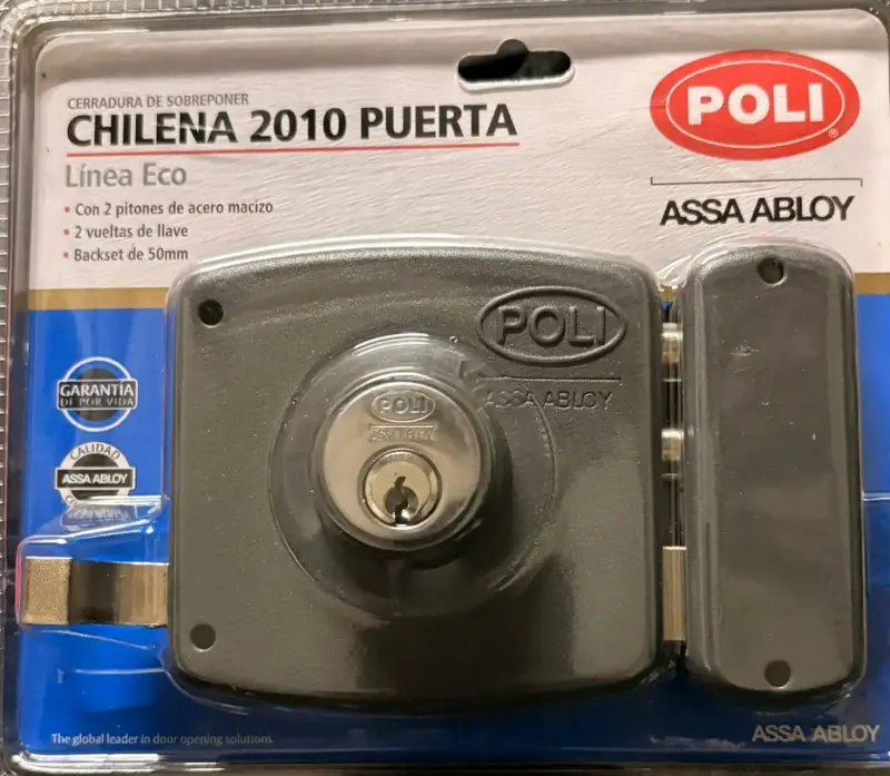 Cerradura sobreponer Poli 2010