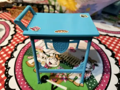 Mesa de juguete azul bandeja de accesorios - miniatura 2