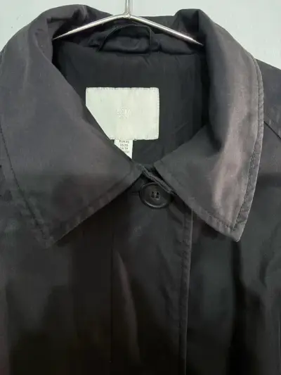 Abrigo trench negro H&M - miniatura 3