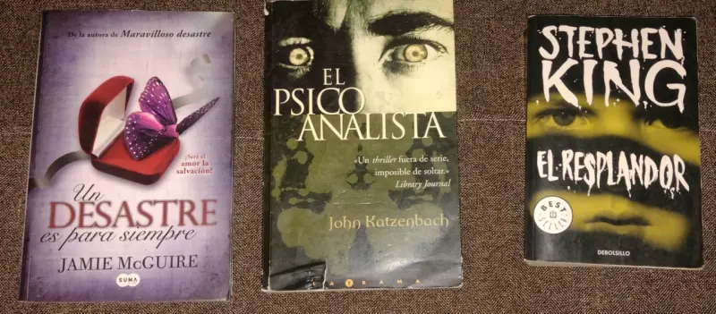 Lote de 6 libros variados en español - 1