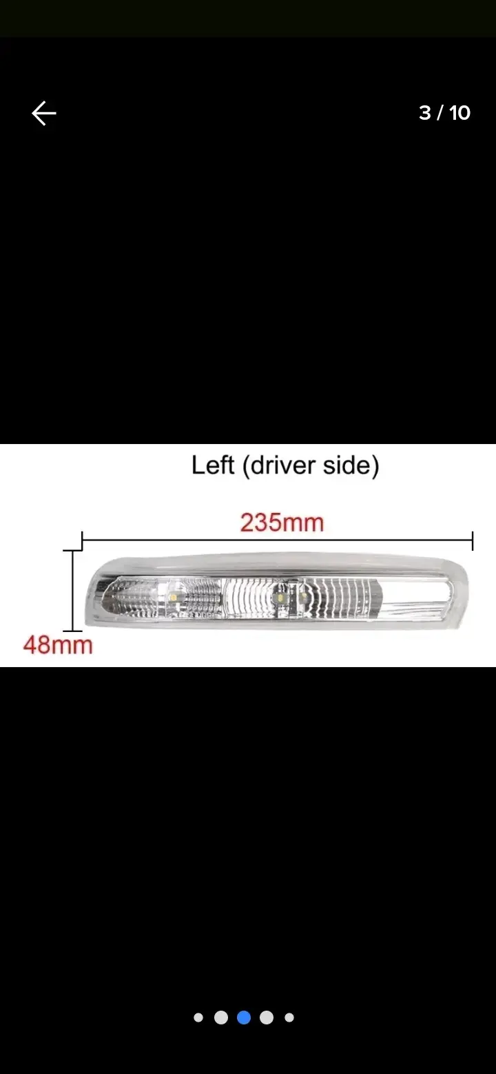 Espejo retrovisor con luz LED - 3