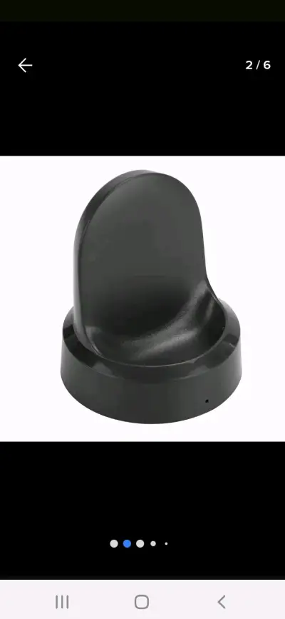 Base de cargador negra para reloj - miniatura 1