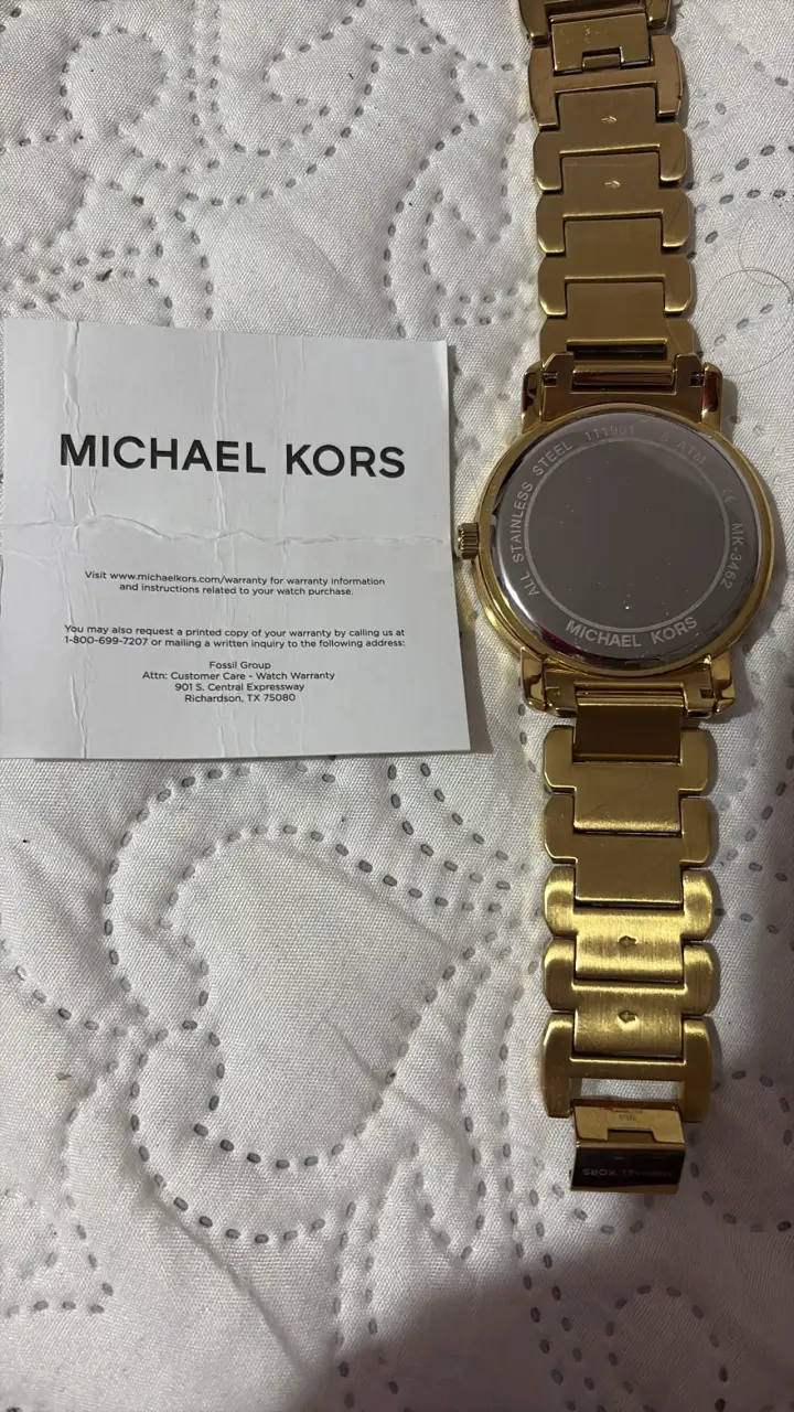 Reloj dorado Michael Kors - 5