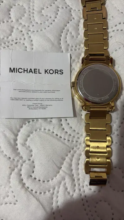 Reloj dorado Michael Kors - miniatura 5