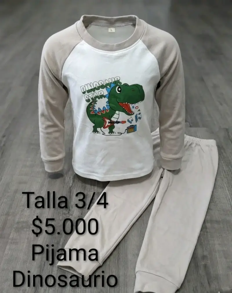 Pijama dinosaurio infantil - 1