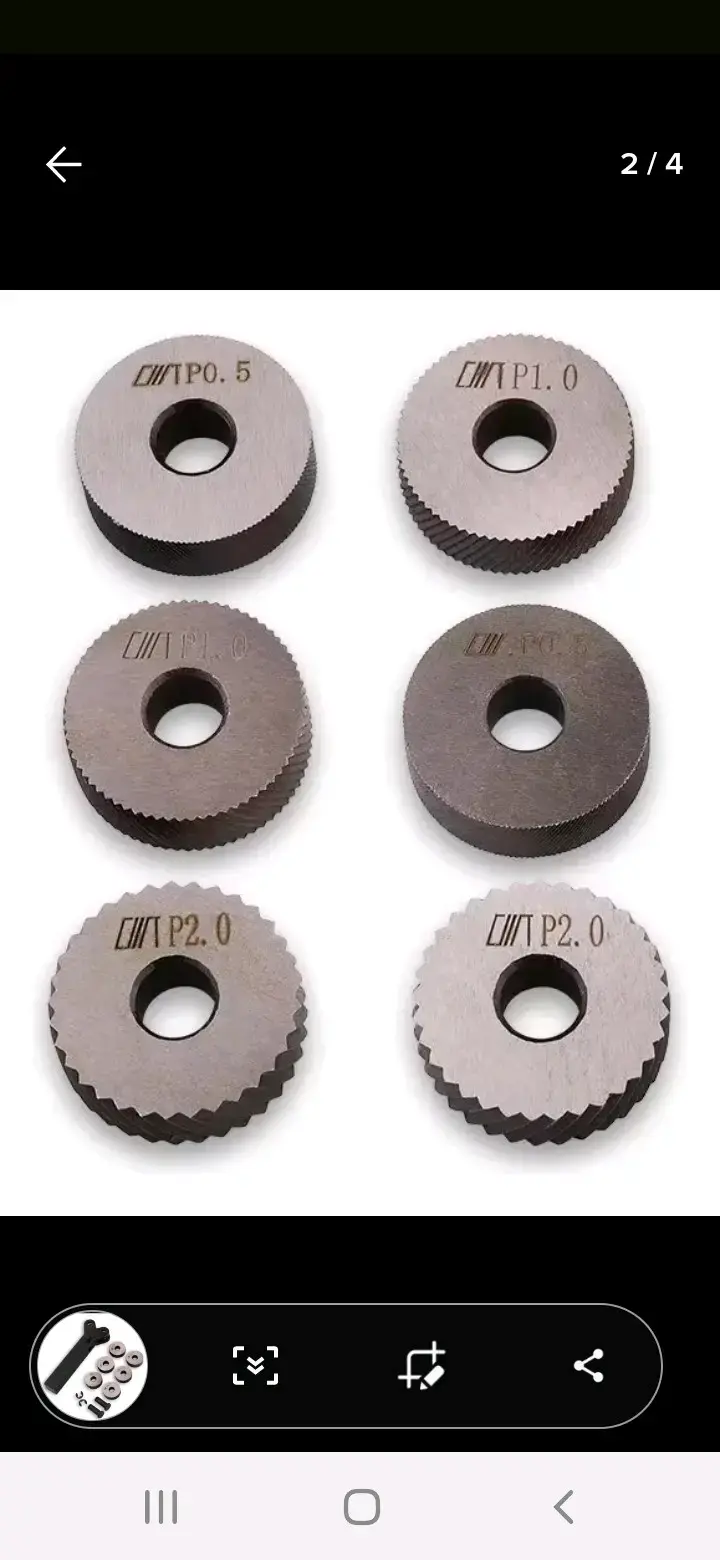 Herramienta de moleteado para torno - 2