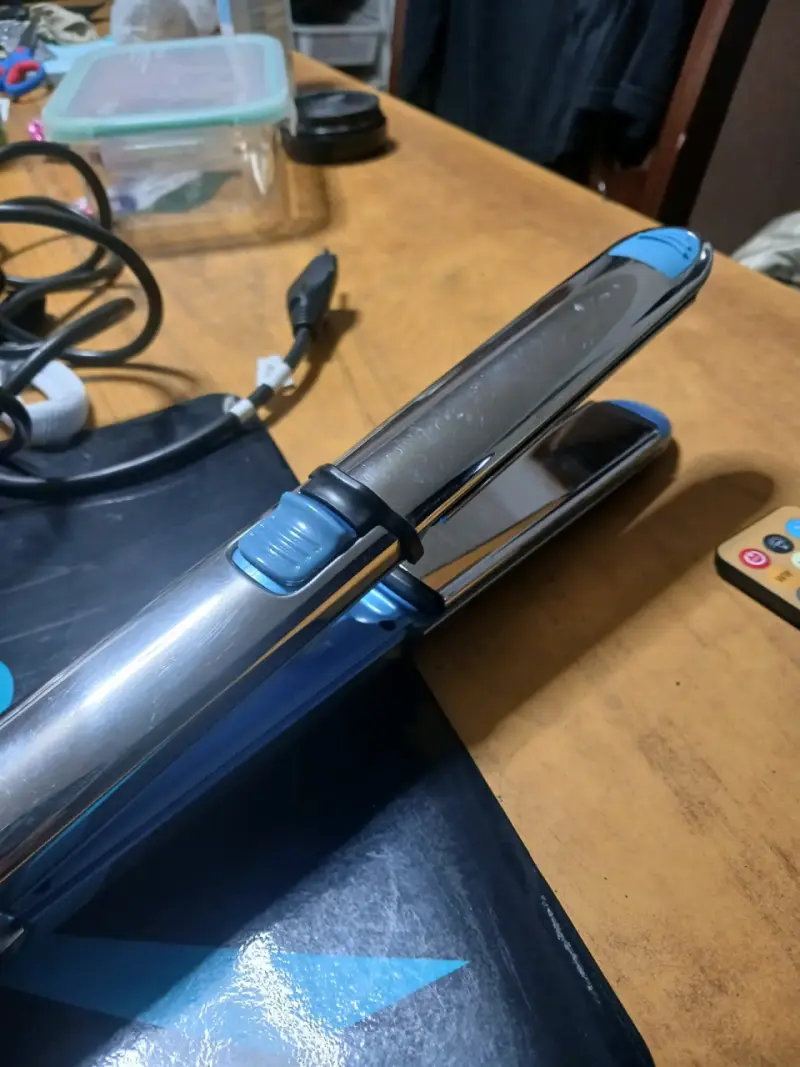 Plancha de cabello BaByliss azul - 3