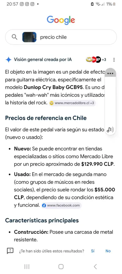 Pedal Wah Cry Baby 535Q - miniatura 4