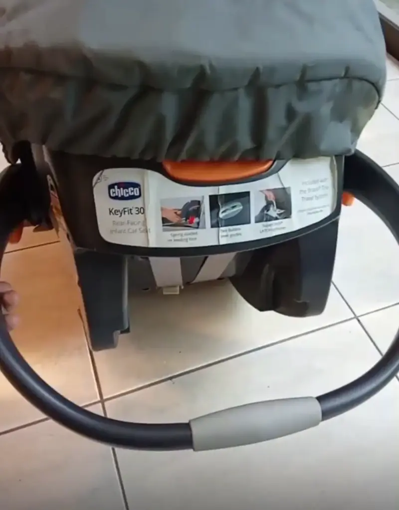 Coche de bebé plegable gris - 3