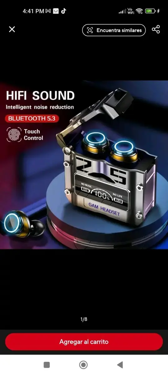 Audífonos Bluetooth 5.3 HiFi - 1