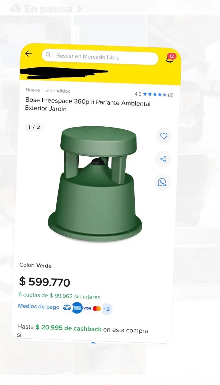 Parlante Bose Freespace 360p Verde - 5