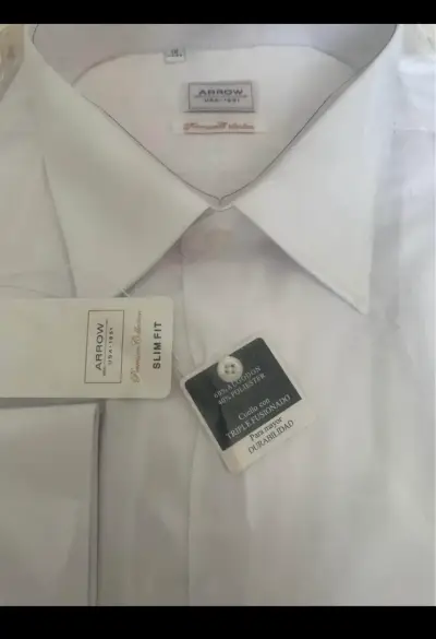 Camisa blanca Arrow slim fit - miniatura 1