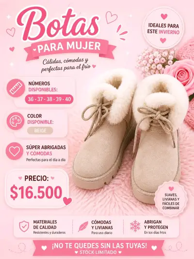 Botas negras con brillos - miniatura 2