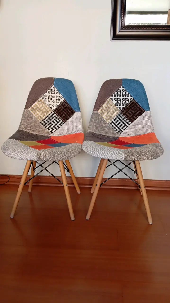 Sillas tapizadas estilo patchwork - 2