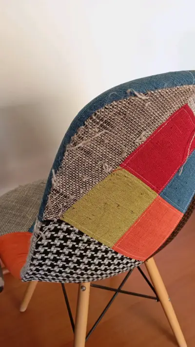 Sillas tapizadas estilo patchwork - miniatura 3